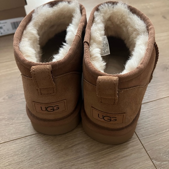 UGG Classic Ultra Mini in Chestnut Size 10 - Picture 5 of 6
